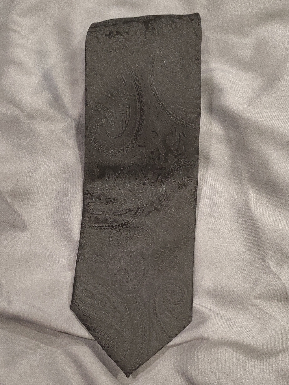 Dockers Black Paisley Silk-Blend Men's Tie